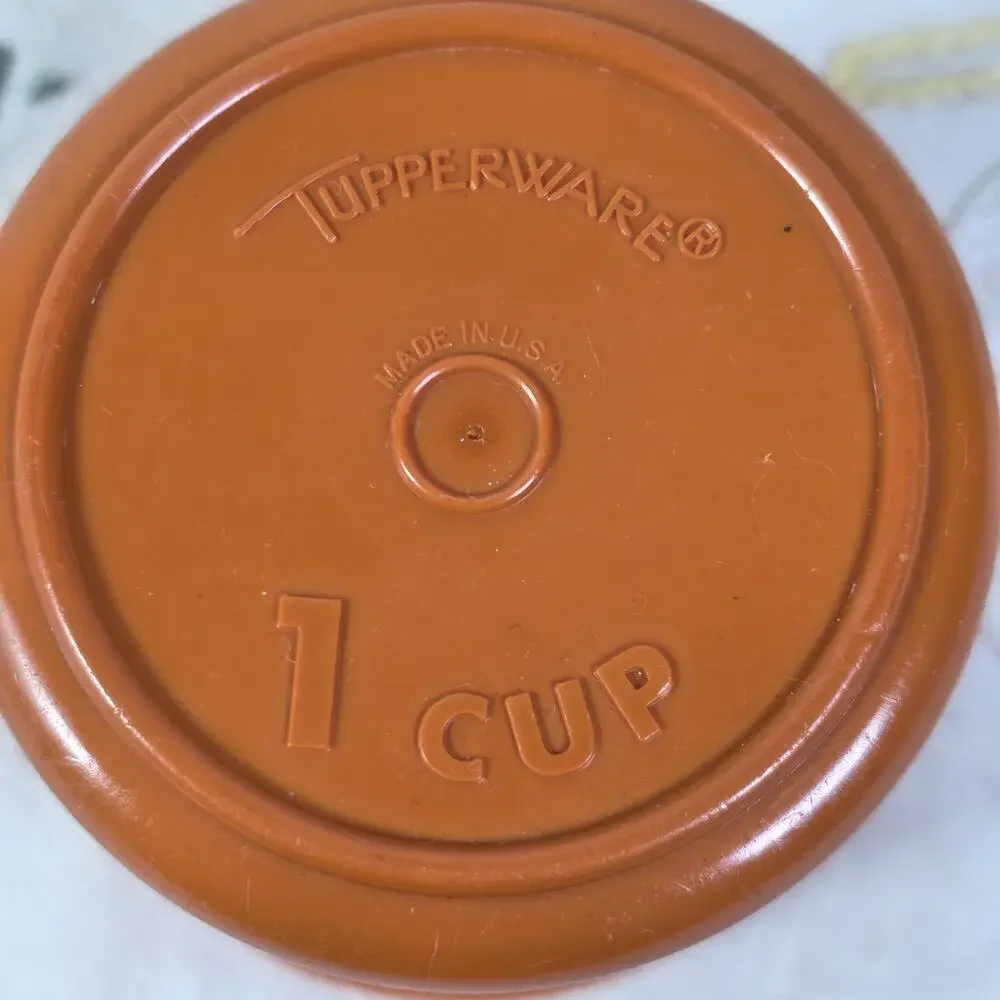 Vintage Tupperware 1 Cup Measuring Cup Burnt Orange #761 Replacement